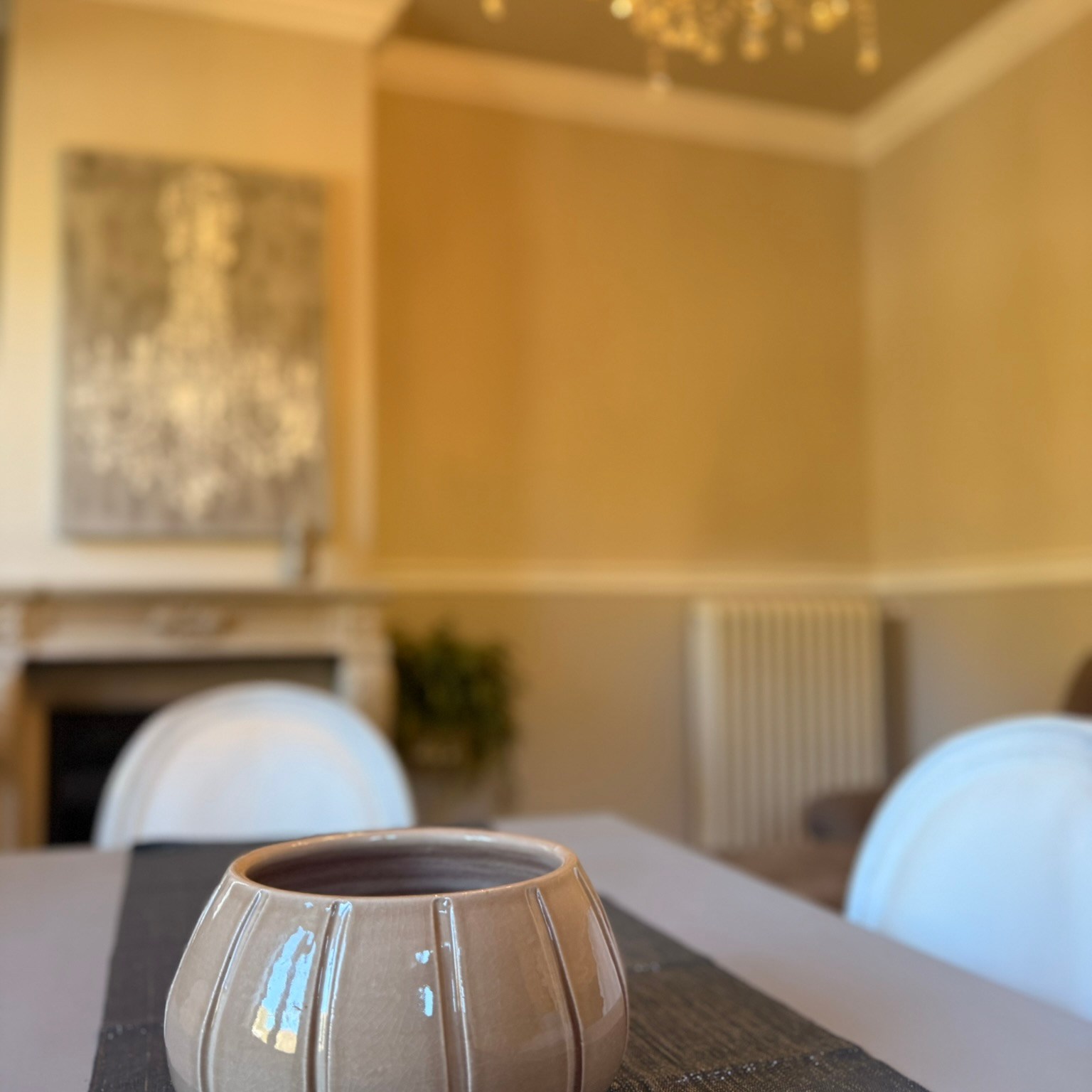 dettaglio del tavolo del salotto